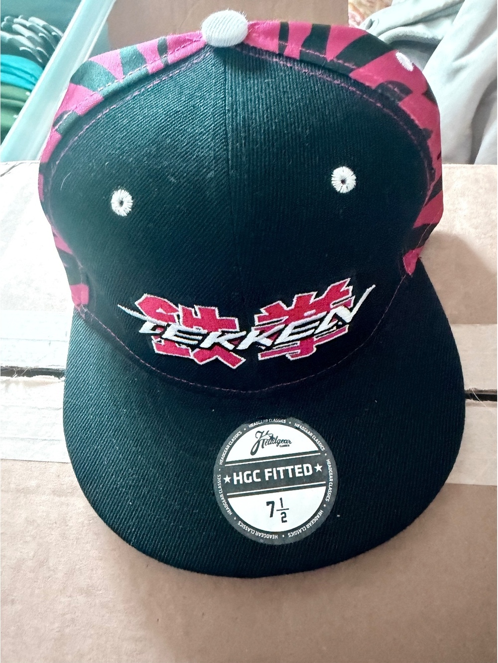 TEKKEN FITTED HAT BY HGC SIZE 7-1/2 $40
